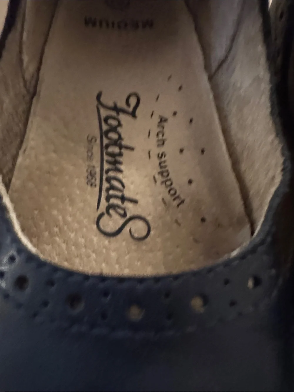 FootMates Navy Blue Girls' Mary Jane Dress Shoes